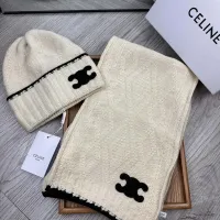 Cheap Celine Hat and Scarf Set #1396563 Replica Wholesale [$52.00 USD] [ITEM#1396563] on Replica Celine Hat and Scarf and Glove Set