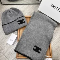 Cheap Celine Hat and Scarf Set #1396564 Replica Wholesale [$52.00 USD] [ITEM#1396564] on Replica Celine Hat and Scarf and Glove Set