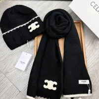 Cheap Celine Hat and Scarf Set #1396565 Replica Wholesale [$52.00 USD] [ITEM#1396565] on Replica Celine Hat and Scarf and Glove Set