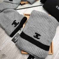 Cheap Chanel Hat and Scarf Set #1396568 Replica Wholesale [$52.00 USD] [ITEM#1396568] on Replica Chanel Hat and Scarf and Glove Set