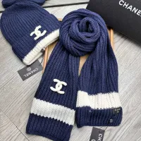 Cheap Chanel Hat and Scarf Set #1396569 Replica Wholesale [$52.00 USD] [ITEM#1396569] on Replica Chanel Hat and Scarf and Glove Set