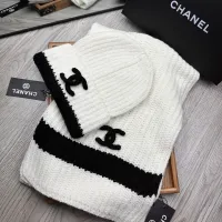 Cheap Chanel Hat and Scarf Set #1396572 Replica Wholesale [$52.00 USD] [ITEM#1396572] on Replica Chanel Hat and Scarf and Glove Set