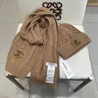 Cheap Chanel Hat and Scarf Set #1396588 Replica Wholesale [$48.00 USD] [ITEM#1396588] on Replica Chanel Hat and Scarf and Glove Set