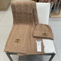 Cheap Chanel Hat and Scarf Set #1396588 Replica Wholesale [$48.00 USD] [ITEM#1396588] on Replica Chanel Hat and Scarf and Glove Set
