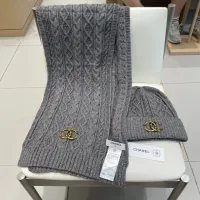 Cheap Chanel Hat and Scarf Set #1396589 Replica Wholesale [$48.00 USD] [ITEM#1396589] on Replica Chanel Hat and Scarf and Glove Set
