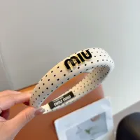 Cheap MIU MIU Headband For Women #1397209 Replica Wholesale [$27.00 USD] [ITEM#1397209] on Replica MIU MIU Headband
