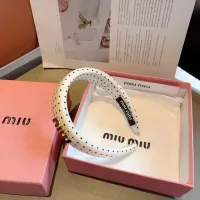Cheap MIU MIU Headband For Women #1397209 Replica Wholesale [$27.00 USD] [ITEM#1397209] on Replica MIU MIU Headband