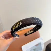 Cheap MIU MIU Headband For Women #1397210 Replica Wholesale [$27.00 USD] [ITEM#1397210] on Replica MIU MIU Headband
