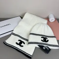 Cheap Chanel Hat and Scarf Set #1397234 Replica Wholesale [$45.00 USD] [ITEM#1397234] on Replica Chanel Hat and Scarf and Glove Set
