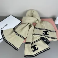 Cheap Chanel Hat and Scarf Set #1397235 Replica Wholesale [$45.00 USD] [ITEM#1397235] on Replica Chanel Hat and Scarf and Glove Set