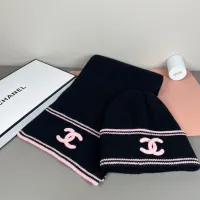 Cheap Chanel Hat and Scarf Set #1397237 Replica Wholesale [$45.00 USD] [ITEM#1397237] on Replica Chanel Hat and Scarf and Glove Set