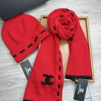Cheap Chanel Hat and Scarf Set #1397240 Replica Wholesale [$60.00 USD] [ITEM#1397240] on Replica Chanel Hat and Scarf and Glove Set