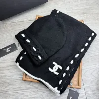 Cheap Chanel Hat and Scarf Set #1397241 Replica Wholesale [$60.00 USD] [ITEM#1397241] on Replica Chanel Hat and Scarf and Glove Set
