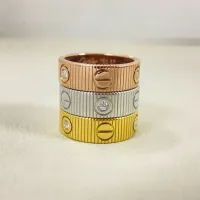 Cheap Cartier Rings In Rose Gold For Unisex #1397472 Replica Wholesale [$27.00 USD] [ITEM#1397472] on Replica Cartier Rings