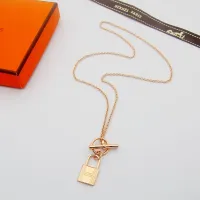 Cheap Hermes Necklaces #1397510 Replica Wholesale [$25.00 USD] [ITEM#1397510] on Replica Hermes Necklaces