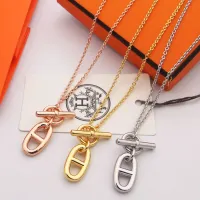 Cheap Hermes Necklaces #1397569 Replica Wholesale [$25.00 USD] [ITEM#1397569] on Replica Hermes Necklaces