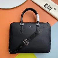 Cheap Mont Blanc AAA Man Handbags #1397795 Replica Wholesale [$160.00 USD] [ITEM#1397795] on Replica Mont Blanc AAA Man Handbags
