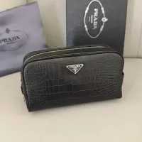 Cheap Prada AAA Man Pouches #1397897 Replica Wholesale [$96.00 USD] [ITEM#1397897] on Replica Prada AAA Man Wallets