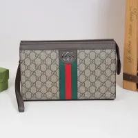 Cheap Gucci AAA Man Pouches #1398051 Replica Wholesale [$96.00 USD] [ITEM#1398051] on Replica Gucci AAA Man Wallets