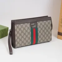 Cheap Gucci AAA Man Pouches #1398051 Replica Wholesale [$96.00 USD] [ITEM#1398051] on Replica Gucci AAA Man Wallets