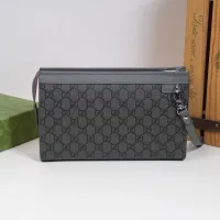 Cheap Gucci AAA Man Pouches #1398052 Replica Wholesale [$96.00 USD] [ITEM#1398052] on Replica Gucci AAA Man Wallets