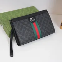 Cheap Gucci AAA Man Pouches #1398053 Replica Wholesale [$96.00 USD] [ITEM#1398053] on Replica Gucci AAA Man Wallets