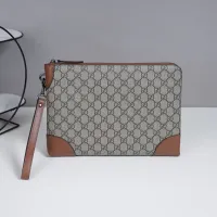 Cheap Gucci AAA Man Pouches #1398057 Replica Wholesale [$96.00 USD] [ITEM#1398057] on Replica Gucci AAA Man Wallets