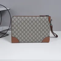 Cheap Gucci AAA Man Pouches #1398057 Replica Wholesale [$96.00 USD] [ITEM#1398057] on Replica Gucci AAA Man Wallets