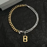 Cheap Balenciaga Necklaces #1398098 Replica Wholesale [$36.00 USD] [ITEM#1398098] on Replica Balenciaga Necklaces