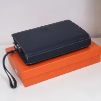 Cheap Hermes AAA Man Pouches #1398165 Replica Wholesale [$96.00 USD] [ITEM#1398165] on Replica Hermes AAA Man Wallets