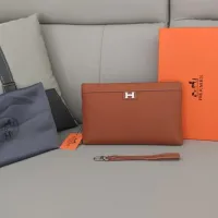 Cheap Hermes AAA Man Pouches #1398178 Replica Wholesale [$96.00 USD] [ITEM#1398178] on Replica Hermes AAA Man Wallets