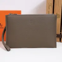Cheap Hermes AAA Man Pouches #1398181 Replica Wholesale [$96.00 USD] [ITEM#1398181] on Replica Hermes AAA Man Wallets