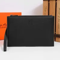 Cheap Hermes AAA Man Pouches #1398182 Replica Wholesale [$96.00 USD] [ITEM#1398182] on Replica Hermes AAA Man Wallets