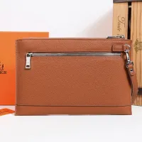 Cheap Hermes AAA Man Pouches #1398183 Replica Wholesale [$96.00 USD] [ITEM#1398183] on Replica Hermes AAA Man Wallets