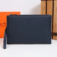 Cheap Hermes AAA Man Pouches #1398184 Replica Wholesale [$96.00 USD] [ITEM#1398184] on Replica Hermes AAA Man Wallets
