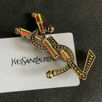 Cheap Yves Saint Laurent Brooches For Women #1398217 Replica Wholesale [$27.00 USD] [ITEM#1398217] on Replica Yves Saint Laurent Brooches
