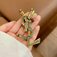 Cheap Yves Saint Laurent Brooches For Women #1398217 Replica Wholesale [$27.00 USD] [ITEM#1398217] on Replica Yves Saint Laurent Brooches