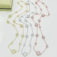 Cheap Van Cleef &amp; Arpels Necklaces For Women #1398242 Replica Wholesale [$56.00 USD] [ITEM#1398242] on Replica Van Cleef &amp; Arpels Necklaces