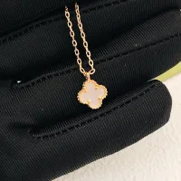 Cheap Van Cleef &amp; Arpels Necklaces For Women #1398244 Replica Wholesale [$25.00 USD] [ITEM#1398244] on Replica Van Cleef &amp; Arpels Necklaces