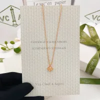 Cheap Van Cleef &amp; Arpels Necklaces For Women #1398304 Replica Wholesale [$27.00 USD] [ITEM#1398304] on Replica Van Cleef &amp; Arpels Necklaces