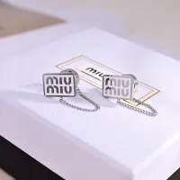 Cheap MIU MIU Earrings For Women #1398315 Replica Wholesale [$25.00 USD] [ITEM#1398315] on Replica MIU MIU Earrings