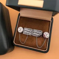 Cheap MIU MIU Earrings For Women #1398317 Replica Wholesale [$25.00 USD] [ITEM#1398317] on Replica MIU MIU Earrings