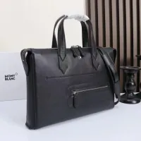 Cheap Mont Blanc AAA Man Handbags #1398349 Replica Wholesale [$140.00 USD] [ITEM#1398349] on Replica Mont Blanc AAA Man Handbags