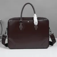 Cheap Mont Blanc AAA Man Handbags #1398358 Replica Wholesale [$162.00 USD] [ITEM#1398358] on Replica Mont Blanc AAA Man Handbags