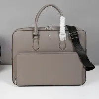 Cheap Mont Blanc AAA Man Handbags #1398361 Replica Wholesale [$162.00 USD] [ITEM#1398361] on Replica Mont Blanc AAA Man Handbags