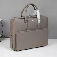 Cheap Mont Blanc AAA Man Handbags #1398361 Replica Wholesale [$162.00 USD] [ITEM#1398361] on Replica Mont Blanc AAA Man Handbags
