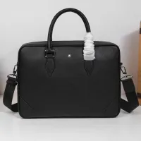 Cheap Mont Blanc AAA Man Handbags #1398364 Replica Wholesale [$162.00 USD] [ITEM#1398364] on Replica Mont Blanc AAA Man Handbags