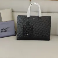 Cheap Mont Blanc AAA Man Handbags #1398367 Replica Wholesale [$162.00 USD] [ITEM#1398367] on Replica Mont Blanc AAA Man Handbags