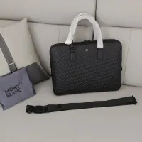 Cheap Mont Blanc AAA Man Handbags #1398368 Replica Wholesale [$162.00 USD] [ITEM#1398368] on Replica Mont Blanc AAA Man Handbags