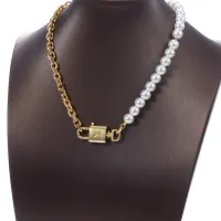 Cheap Louis Vuitton Necklaces #1398585 Replica Wholesale [$56.00 USD] [ITEM#1398585] on Replica Louis Vuitton Necklaces